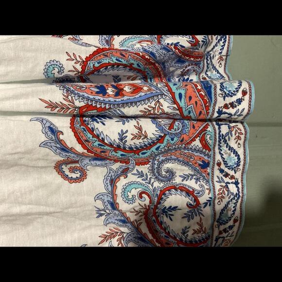 J. Jill White Square Neckline Boho Blouse Size XL - Picture 6 of 7